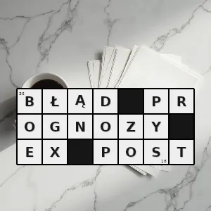 Hasło krzyżówkowe wynik porównania przeszłych prognoz ze znanymi już prawdziwymi wartościami prognozowanych wielkości - błąd prognozy ex post – rozwiązanie, synonimy, podpowiedzi i definicje krzyżówkowe